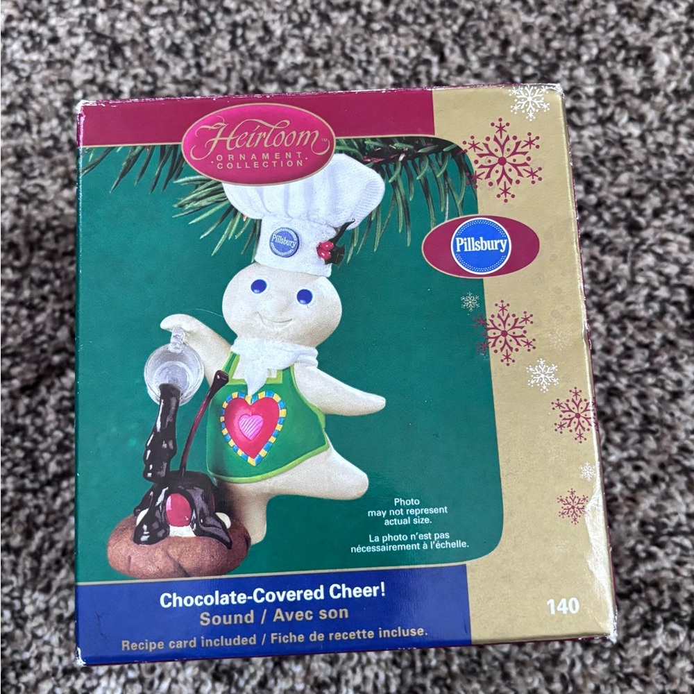 Carlton Cards Heirloom Collection -Pillsbury Doughboy “Chocolate-Covered Cheer!” - Picture 5 of 8